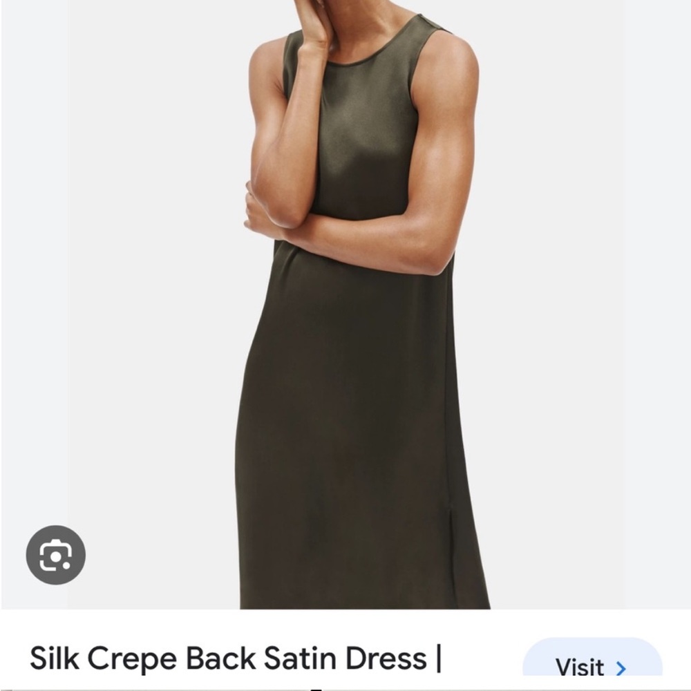 NWT Eileen fisher silk dress round neck S